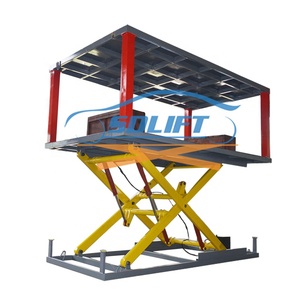 用于家庭车库的两层迷你双层堆垛机汽车升降机