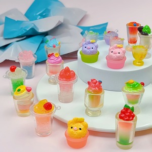 <span class=keywords><strong>Mini</strong></span> Vaso de Jugo Helado de Verano, Bolsa Sorpresa, Modelo de Bebida Luminosa en Miniatura, Adorno de Escritorio, Juguete de Moda - Product Image 3