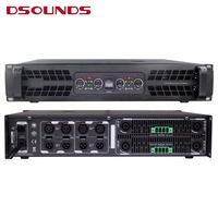 Amplificateur de puissance TD classe 1000W * 4CH taille 2U avec amplificateur de puissance à transformateur puissant pour haut-parleur line array