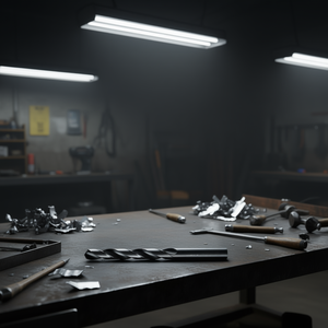 Broca helicoidal HSS de 9 mm y 125 mm de longitud, serie corta negra para perforación de metal - Product Image 3