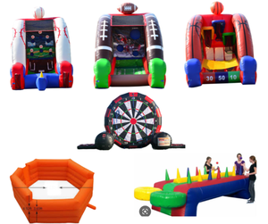 Gioco Gonfiabile Lancio dell'Ascia per Esterni, <span class=keywords><strong>Stand</strong></span> per <span class=keywords><strong>Giochi</strong></span> da Luna Park, <span class=keywords><strong>Giochi</strong></span> Gonfiabili da Carnevale, Paracadute Gonfiabile per Eventi - Product Image 6