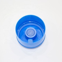 Capuchon à pression en plastique PE à faible MOQ, 55 mm, 5 gallons, à usage unique, avec joint à clipser, 18,9 L, 19 L, 20 L, pour bouteille de distributeur d'eau, sans BPA, usine OEM