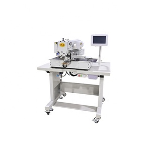 Nouvelle machine à coudre industrielle programmable à grande vitesse HUAMEI, à lit plat, à aiguille simple, avec coupe-fil, pour matériaux multicouches - Product Image 1