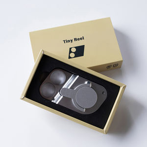 Carrete de Pesca Portátil Color Azul Jaspeado, Accesorios de Pesca de Trucha y Carpa, Herramientas para Senderismo - Product Image 1