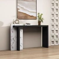 Console mobile de style français en pin, luxe léger, pour couloir, entrée, salon, décoration