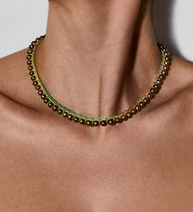 <span class=keywords><strong>Collana</strong></span> girocollo da uomo con 15 perle d'acqua dolce marroni eleganti personalizzate, con ciondolo a stella placcato oro e piccole perle, rara <span class=keywords><strong>collana</strong></span> di perle. - Product Image 4