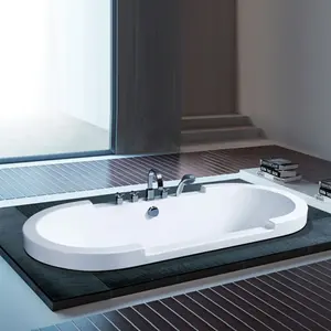 현대 욕실 용품 1700mm 드롭 인 아크릴 욕조