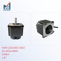 Moteur pas à pas hybride carré Nema 23 Série 57mm 2 phases 1.8° avec encodeur pour machine de gravure CNC, personnalisation usine