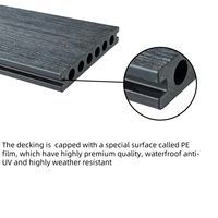 Dalles de terrasse en composite PVC WPC aspect bois vieilli, étanches et écologiques pour jardin et extérieur - Style Mid-Century