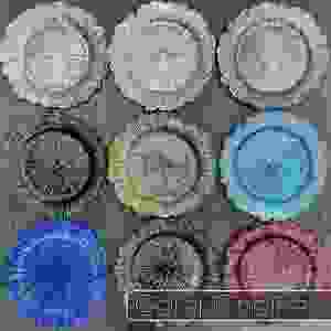 Platos de plástico redondos de 13 pulgadas para decoración, irrompibles, dorados y plateados, para la decoración de mesas de restaurante - Product Image 3