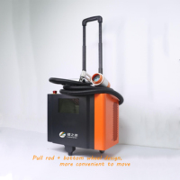 Machine de nettoyage au laser à fibres portable de 200 W pour l'élimination de la rouille et de la peinture sur les métaux