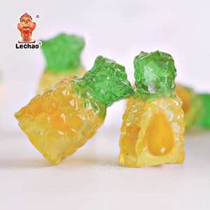 ผู้ผลิตเยลลี่ฉลากส่วนตัว เยลลี่รูปทรงสามมิติ สี่มิติ รสสับปะรด ขนมฮาลา รสผลไม้ บรรจุภัณฑ์แบบขายส่ง - Product Image 2