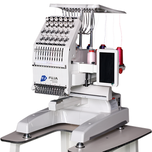 Máquina automática de <span class=keywords><strong>bordado</strong></span> de una sola cabeza Fuja, uso doméstico, 12 agujas, gorras, sombrero, máquina de <span class=keywords><strong>bordado</strong></span> comercial con <span class=keywords><strong>precio</strong></span> - Product Image 1