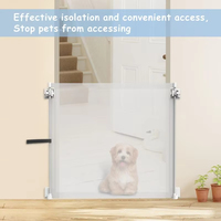Prodigy SG019 Portillon pour animaux de compagnie pliable personnalisé de 71 pouces avec motif animal, fermeture à bouton, rétractable, écologique, durable et réglable