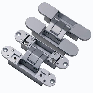 6 นิ้ว 3 ทิศทางปรับ 180 องศา Swing <span class=keywords><strong>บานพับ</strong></span>ที่มองไม่เห็นหนักโลหะผสมสังกะสีประตูลับบานพับที่ซ่อนอยู่ - Product Image 6