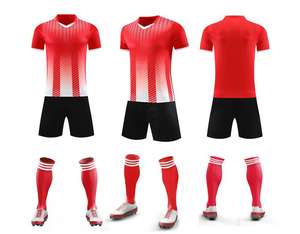 サッカーユニフォーム昇華プリントカスタムステッチジャージーフットボールジャージーカラークラブジャージーベストチームフットボール＆サッカージャージー - Product Image 2