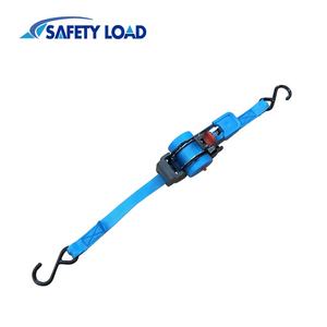 18mm 100kgs <strong>Small</strong> Retractable <strong>Ratchet</strong> Tie Down <strong>Strap</strong> - Product Image 3