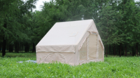 Tente gonflable luxueuse et portable de 7 m² en Oxford à double couche, confortable, avec montage rapide et conception imperméable