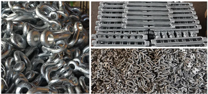 G-2160E Wide <b>Body</b> Sling Shackle 75 Ton WLL Capacity <b>Bow</b> Bolt Design US Type D Lifting Galvanized Industrial Mining Forged Us Typ - Product Image 6