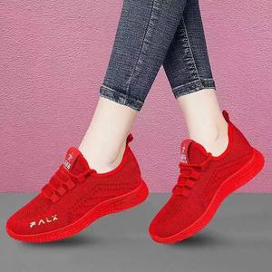 Zapatos de béisbol informales deportivos <span class=keywords><strong>para</strong></span> <span class=keywords><strong>mujer</strong></span>, zapatillas de suela suave con cordones, de red, talla grande, <span class=keywords><strong>para</strong></span> verano - Product Image 5