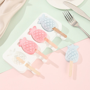 Molde de silicona para helados, máquina de helados de cocina, molde ovalado para paletas de helado de frijol mungo y <span class=keywords><strong>Magnum</strong></span> - Product Image 4