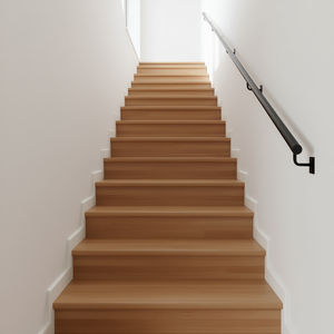 ราวจับบันได DB แบบติดผนัง อลูมิเนียมอัลลอยด์ ยาว 12 ฟุต สำหรับบันไดภายในบ้าน ดีไซน์มินิมอล ป้องกันสนิม - Product Image 2