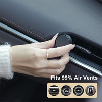 Diffuseur de parfum solide magnétique pour grille d'aération de voiture, design détachable, recharge facile, longue durée, pour toutes les voitures