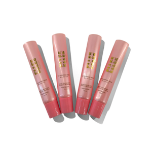 Tube souple de luxe rose 10ml 15ml pour brillant à lèvres, emballage cosmétique vide, personnalisable avec logo pour rouge à lèvres - Product Image 1
