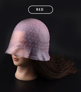 Outils professionnels de coloration capillaire pour salons de coiffure, bonnets de coloration durables, bonnets de coloration pour mèches, bonnets en silicone pour trepanation - Product Image 4