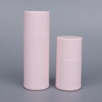 Emballages cosmétiques vides 30ml-120ml, flacons pompe airless en acrylique rose pour sérum et lotion pour soins de la peau