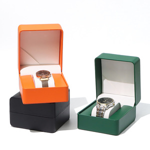 Hộp đựng đồng hồ da PU cao cấp kiểu dáng châu Âu, nắp gập, trưng bày, bảo quản, đóng gói, bán buôn, nhận đặt hàng theo yêu cầu - Product Image 3