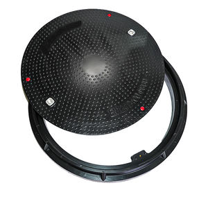 EN124 표준 B125 600mm 맞춤형 복합 Smc 맨홀 커버 호주 수지 섬유 사용 맨홀 커버 판매 - Product Image 3
