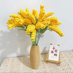 Bouquet Artigianale in Crochet a Forma di Spiga d'Orzo, Regalo Creativo per Laurea, Natale, Pasqua, per la Migliore Amica - Product Image 6