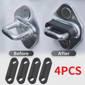 4 ensembles de tampons amortisseurs universels en silicone pour portières de voiture, anti-collision, réduction du bruit, accessoires pour véhicules - Product Image 1