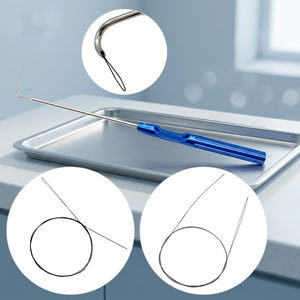 Instrument orthopédique médical, crochet de suture pour la coiffe des rotateurs, lasso manuel pour arthroscopie de l'épaule, en acier inoxydable, Classe I - Product Image 2