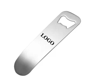 High Quality Custom 304 Stainless Steel Simple Beer Bottle Opener Creative Lever Type Wine Utensil Business Promotional <b>Gifts</b> - Product Image 1
