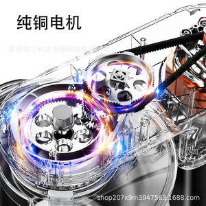 Procesador de Alimentos Multifuncional Sanlida 532x406x385mm, Licuadora Eléctrica de Alta Eficiencia, Mezcladora, Picadora de Carne Negra - Product Image 3