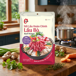 Sauce pour fondue au bœuf 180g - Sauce pratique pour la préparation de la fondue sous la marque O'food |   Produit en gros et OEM - Product Image 1