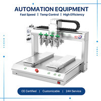 Distributeur de type portique à 4 vannes et double table de travail pour la production en série