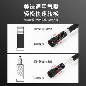 ปั๊มลมจักรยานแบบมือถือ Cyclingbox 120Psi แรงดันสูง ผลิตจากอลูมิเนียมอัลลอยด์ ขนาดเล็ก สำหรับสูบลมยางจักรยาน - Product Image 4