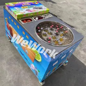 WeWork mesin es kocok Thailand baja tahan karat Margarita pembuat minuman beku mesin lumpur komersial
