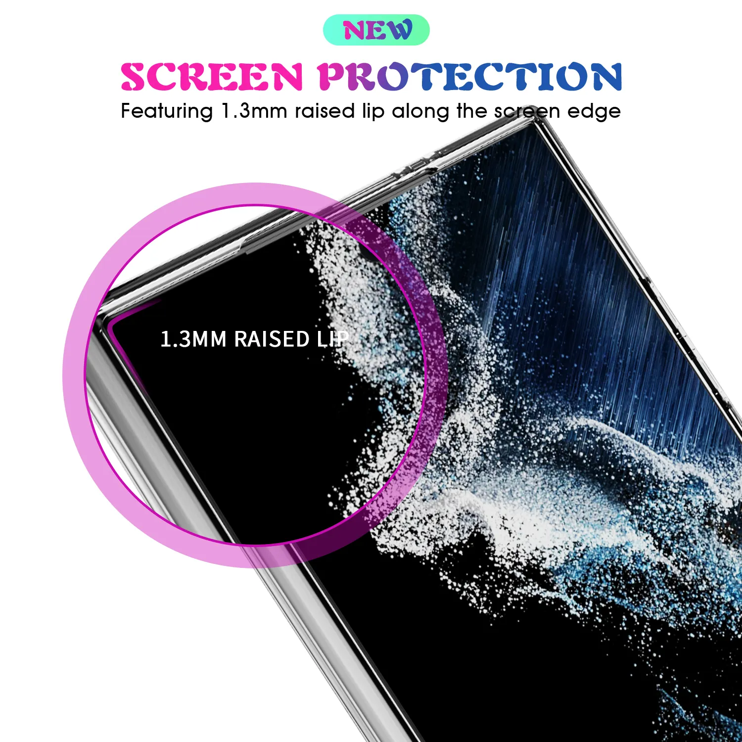 Fashion Shockproof PC Tempered Glass Phone Case with Magnetic Display for Samsung Galaxy S24 Ultra