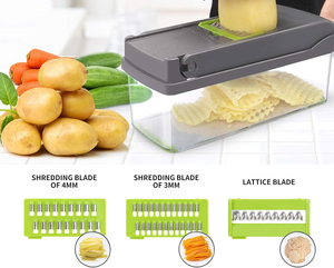 Vegetable Slicer Meat and Vegetable Chopper Grinder 12 in 1 Full Star Food Processor Multifunction Vegetable Chopper - Product Image 4