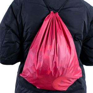 Acepte personalizado barato 100% ecológico poliéster almacenamiento cordón Eco bolsa - Product Image 2