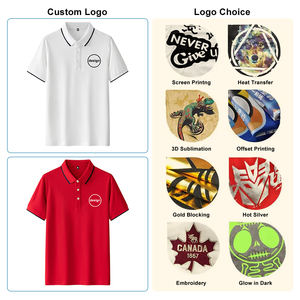 Camiseta Polo de Golf para Hombre, de Alta Calidad, al por Mayor, de Lujo, de Algodón Piqué, con Serigrafía Personalizada, Informal, Deportiva, para Correr, para Gimnasio - Product Image 3