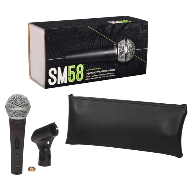 Factory Directly SM58S Dynamic Handheld Microphone with Cardioid Pattern Wired Studio & Professional Stage Live Use