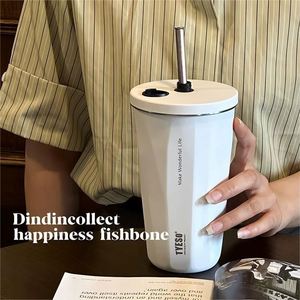 500Ml Hot Water Office <b>Double</b> <b>Wall</b> Stainless Steel Coffee Mug Tumbler With Logo Lids - Product Image 4