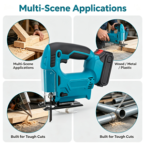Seghetto Alternativo Elettrico Industriale 21V Senza Spazzole <span class=keywords><strong>a</strong></span> Batteria al Litio <span class=keywords><strong>per</strong></span> Taglio Metallo e Legno, Portatile da 16 Pollici <span class=keywords><strong>per</strong></span> <span class=keywords><strong>Potatura</strong></span> - Product Image 5