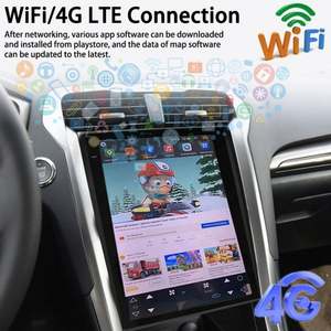 Écran multimédia Android 13 de 12,1 pouces pour Ford Mondeo 2016 Fusion, autoradio, Carplay, GPS, unité centrale stéréo - Product Image 3