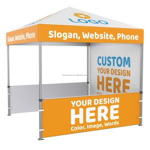 10x10ft tùy chỉnh nhôm Pop Tán lều triển lãm ngoài trời gazebo nửa bức tường thương mại gấp lều tất cả các mùa không thấm nước - Product Image 3